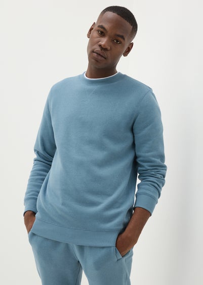 Blue Crew Neck Sweatshirt