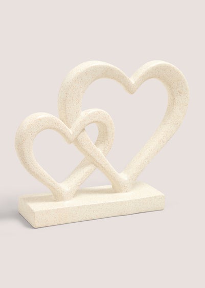 Cream Heart Shape Ornament