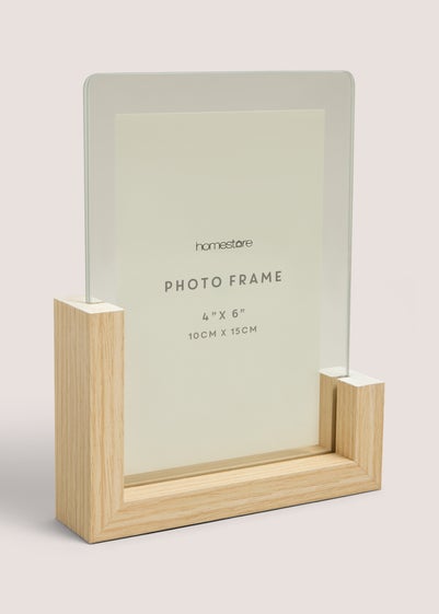 Wood Base Photo Frame