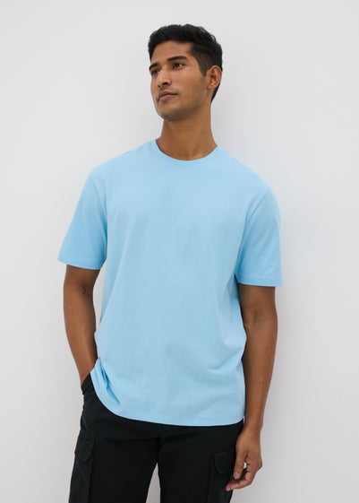 Blue Essential Crew Neck T-Shirt