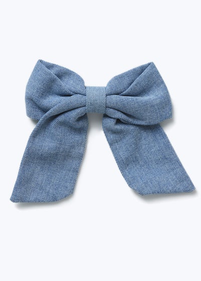 Muse Denim Bow Clip