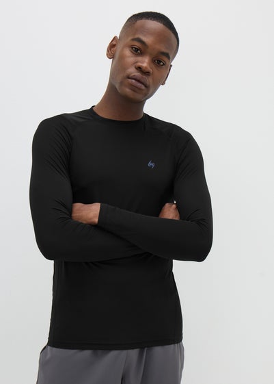 Souluxe Black Base Layer Long Sleeve Top