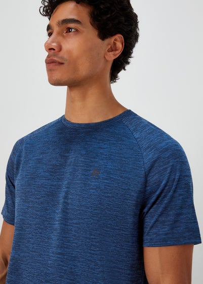 Souluxe Navy Two Tone T-Shirt