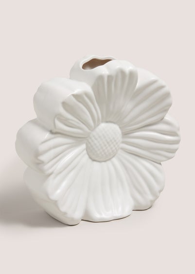 White Daisy Vase