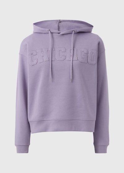 Purple Chicago Design Hoodie