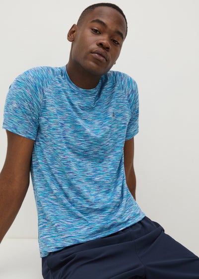 Souluxe Blue Space Dye T-Shirt