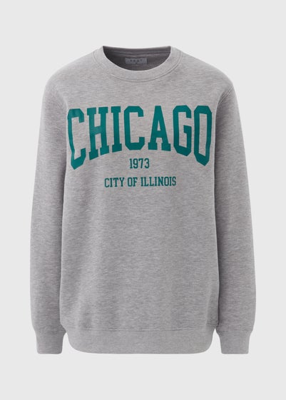 Grey Chicago Sweatshirt