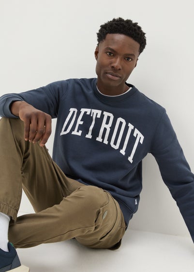 Navy Detroit Sweatshirt