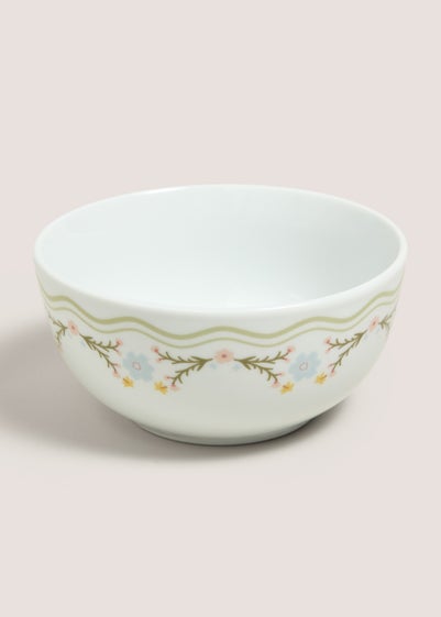 Rabbit Floral Bowl