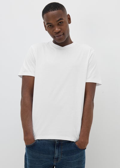 White Essential V-Neck T-Shirt