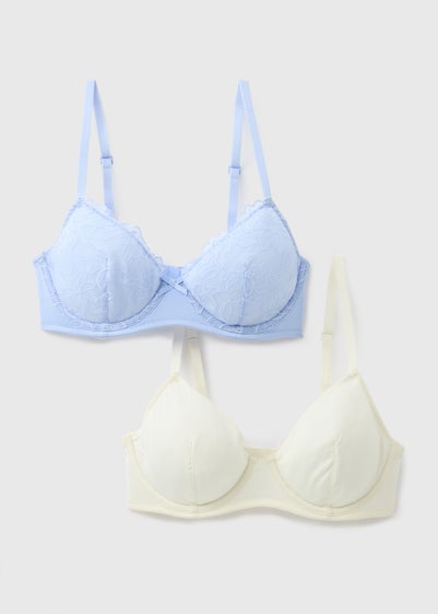 2 Pack Blue Full Bras