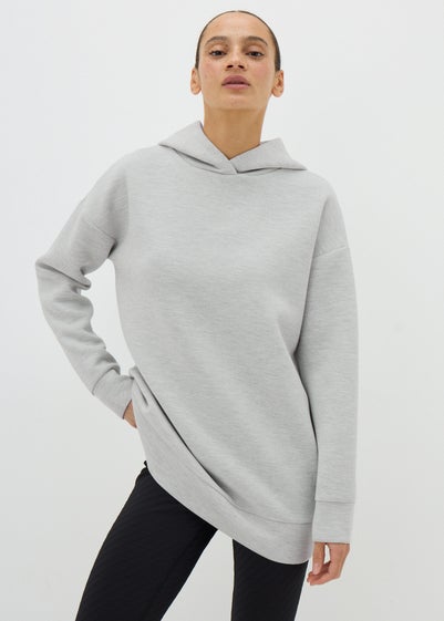 Souluxe Grey Scuba Hoodie