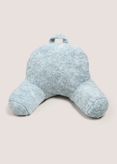 Blue Marl Teddy Cushion