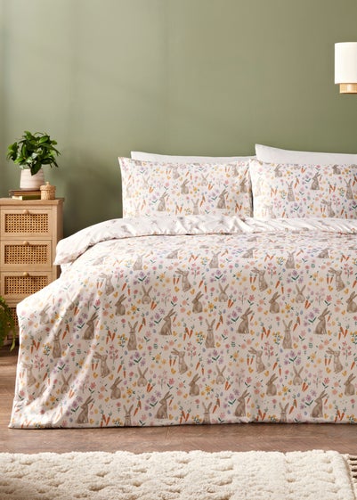 Multicolour Bunny & Carrot Duvet Set