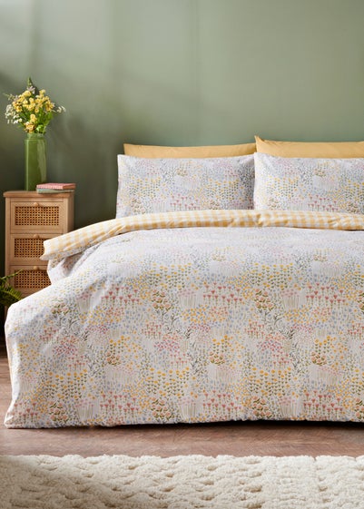 Multicolour Floral Patchwork Duvet Set