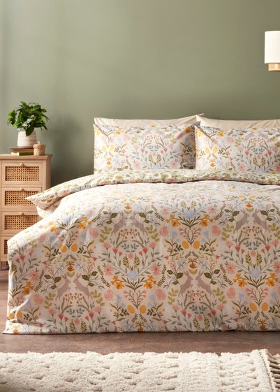 Multicolour Spring Bunny Duvet Set