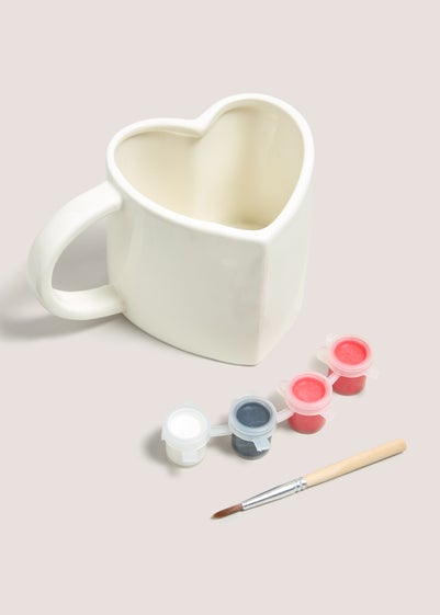 Paint Your Own Heart Mug