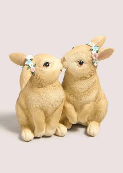 Rabbit Duo Kiss Ornament