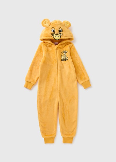 The Lion King Kids Yellow Simba Onesie (1-7yrs) - Matalan