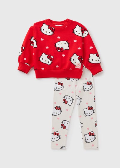 Hello Kitty Red Sweatshirt & Legging Set (1-7yrs)