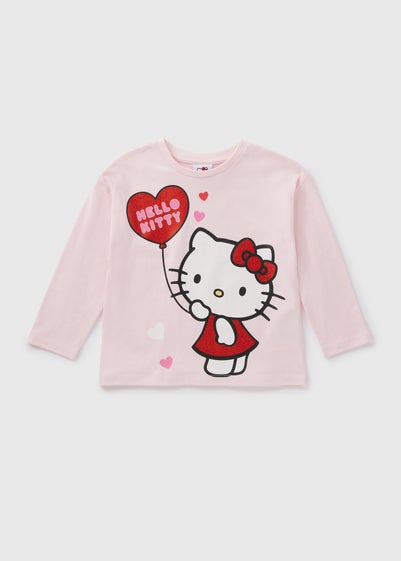 Hello Kitty Kids Pink Long Sleeved T-Shirt (1-7yrs)