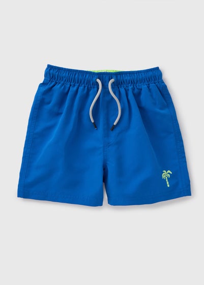 Boys Blue Swim Shorts (7-15yrs)