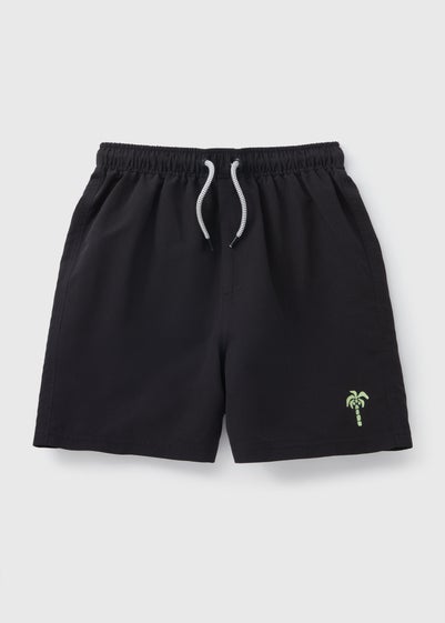 Boys Black Swim Shorts (7-15yrs)