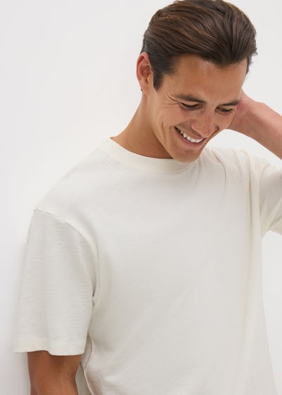 White Plain Slub T-Shirt