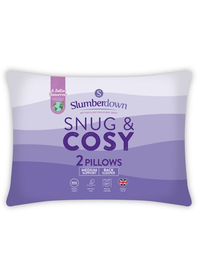 Slumberdown Snug & Cosy Pillow Pair