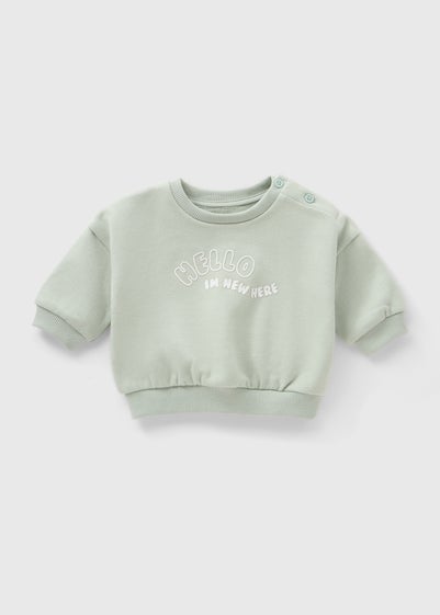 Baby Green Sweatshirt (Newborn-23mths)