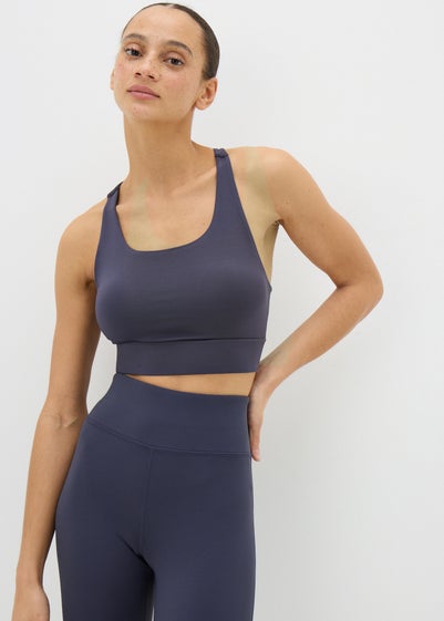 Souluxe Dark Grey Crop Top