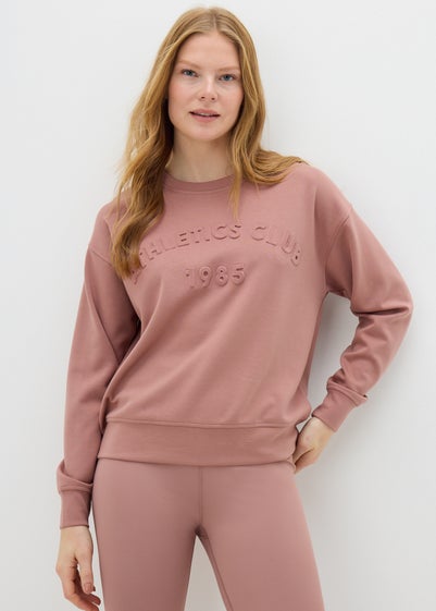 Souluxe Pink Athletics Club Sweatshirt