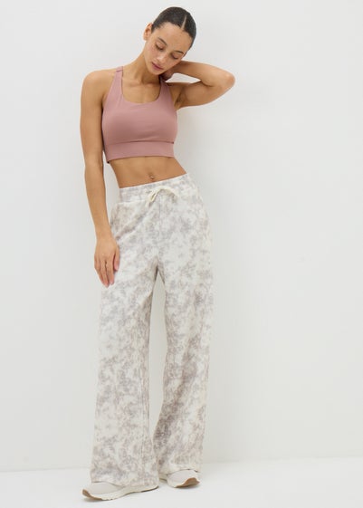 Souluxe Patterned Wide Leg Jogging Bottoms