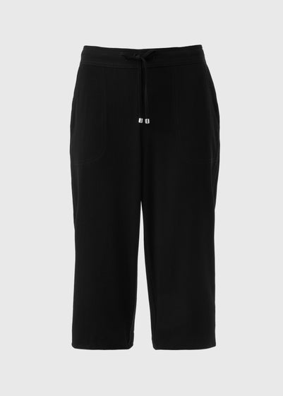 Black Cropped Trousers