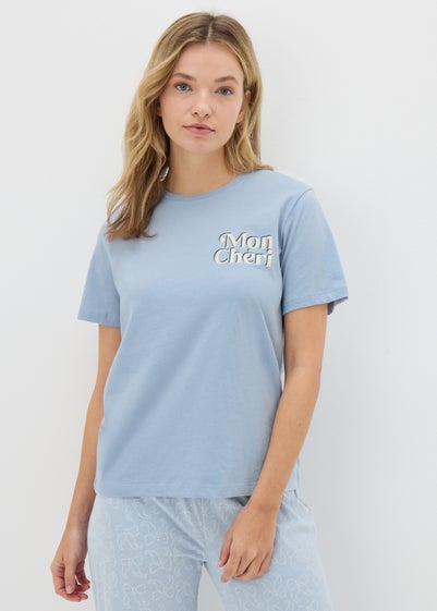 Blue Mon Cheri Pyjama Top