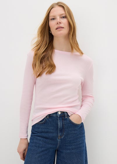 Pink Long Sleeved T-Shirt