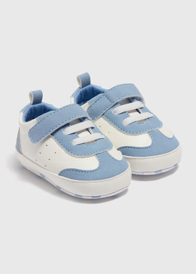 Baby Blue Retro Trainers (Newborn-18mths)