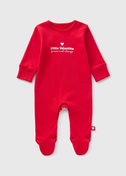 Baby Red Little Valentine Sleepsuit (Newborn-18mths)