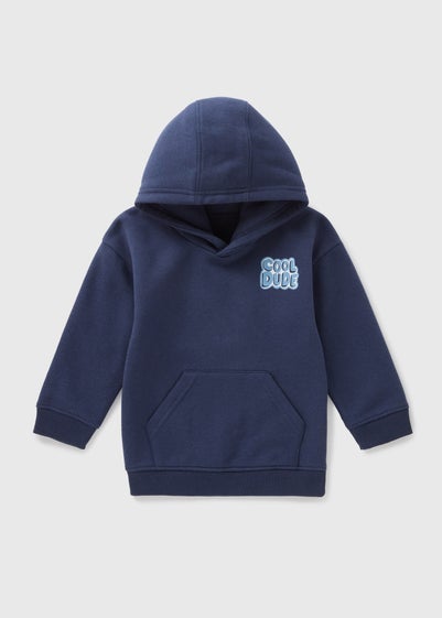 Navy Cool Dude Hoodie (1-7yrs)