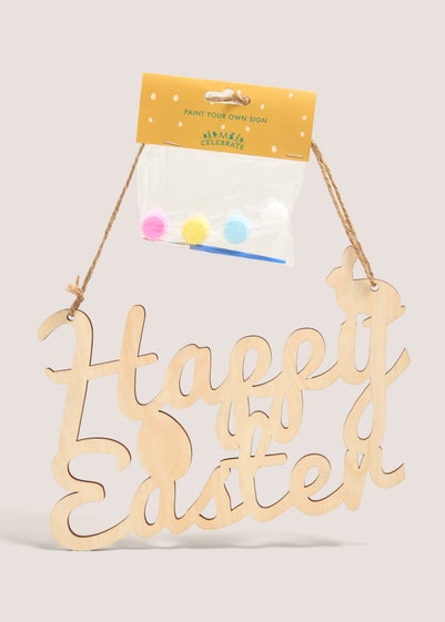 Happy Easter Paint It Yourself Sign