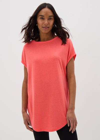 Coral Longline T-Shirt