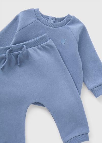 Baby Blue Sweatshirt & Jogging Bottom Set (Newborn-23mths)