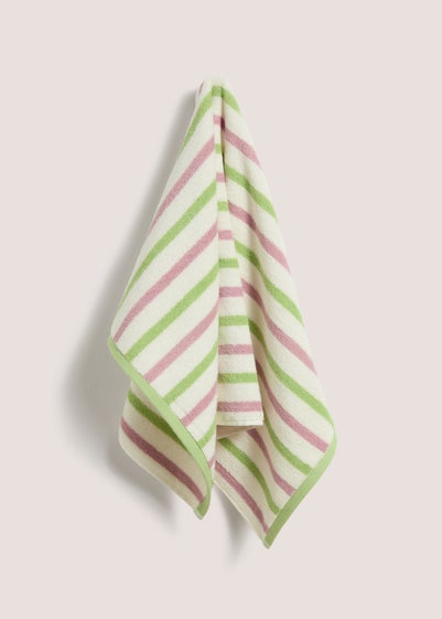 Green Meadow Stripe Towel