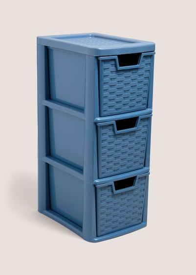 Blue Small Drawer Tower