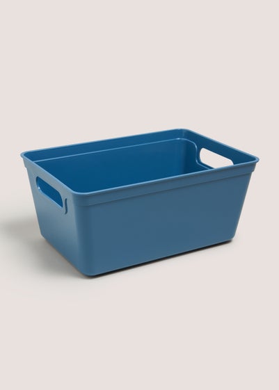 Blue Small Storage Tray (28cm x17cm x11cm)