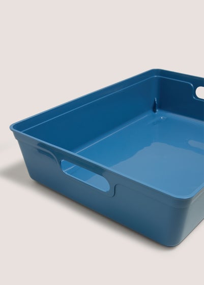 Blue Medium Storage Tray