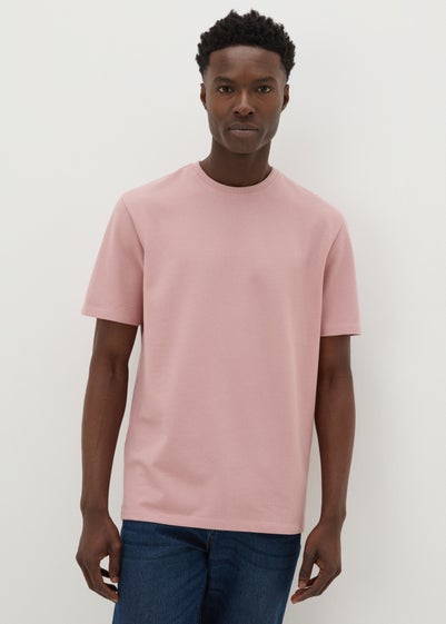 Pink Textured T-Shirt