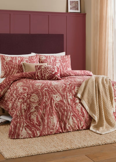 Wylder  Red Albus Heritage Duvet Cover Set