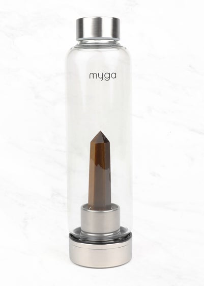 Myga Tiger Eye  Crystal Water Bottle