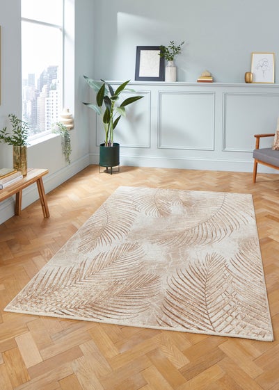 Think Rugs Creation Bronze Botanical Rug